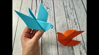 Easy Origami Bird for Kids | Fun Paper Craft Tutorial