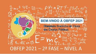 OBFEP - 2021 - 2A FASE - NÍVEL A