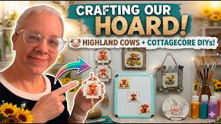 Crafting amazing decor from things we had lying around
