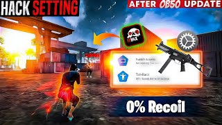 Switch Access & TalkBack Settings Free Fire || 0% Recoil 95% Headshots || Brazil Settings 2025 ⚙️
