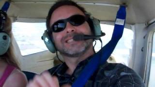Cessna 150 over Lake Lavon (KTKI, KHQZ)