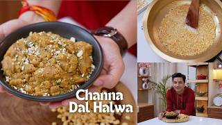 Chana Dal Halwa Recipe: Sirf 3 cheezon se banayein yeh shaandaar mithai! | Kunal Kapur Recipes
