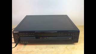 Demo video of Sony CDP-CE505 CD changer being sold on EdsGoodStuff.com