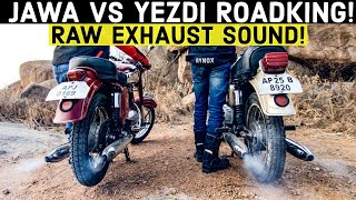 Jawa and Yezdi Roadking - RAW Exhaust Sound!