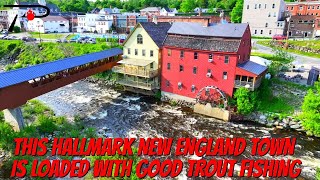 This Picturesque Hallmark Like New England Town is Loaded with Good Trout Fishing