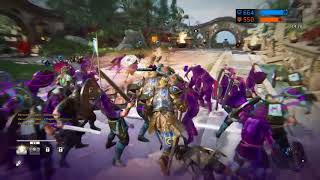 For Honor (Dominion match): 2 redskulls members vs 4 steel bones players ( defeat of a clan)
