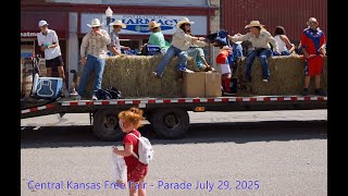 Central Kansas Free Fair  Parade Abilene, KS  July 29, 2025.