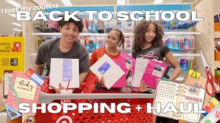 EXTREME Back to School Supplies Haul with My Cousins 🎒✨
