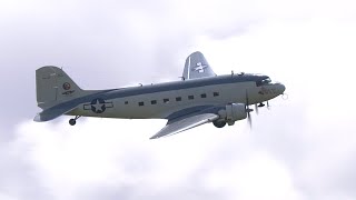 CAF Douglas R4D European tour - Midlands Air Festival 2025 appearance