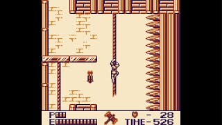 Castlevania 2 - Belmont's Revenge (Game Boy) Game Over