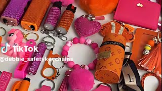 ✨ASMR✨ SELF DEFENSE KEYCHAIN PACKING VIDEO #75 🍧🍬