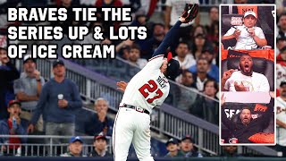 Braves tie the series up & lots of ice cream | Stream Highlights