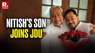 Nishant Kumar Son Of Nitish Kumar Enters Politics And Joins JDU At The Party Office In Patna