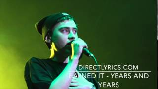 Years and Years perform The Weeknd's "Earned It" on BBC Radio 1 - Live Lounge