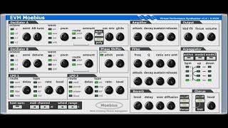 Free Evm Mobius Synthesiser  A Short Multitimbral Demo Minimal Electronic