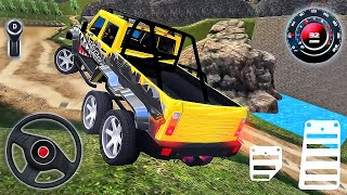Offroad Truck Simulator #11 | New 6x6 Offroad Jeep Drive - Android GamePlay