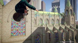 Free Failling and Jumping the Church in Skate 4