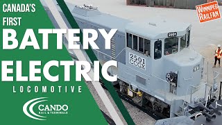 Canada's First Battery Electric Locomotive - Cando 2501