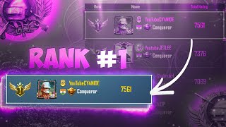 Will Fight Til Last Breath ⚡️ | Full Serious gameplay | YouTube CY4NIDE | PUBGM LIVE RANK PUSHING