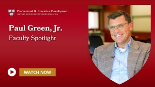 Meet Paul Green, Jr. | Faculty Spotlight