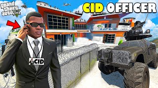 Franklin Becomes The Most Special CID OFFICER in GTA 5 | SHINCHAN and CHOP