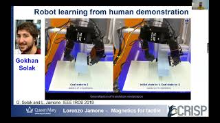 Session 1 - Lorenzo Jamone - Magnetic-based soft tactile sensors for robotic manipulation