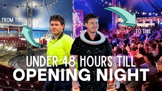 Setting Up the Big Top in Under 48 Hours for Opening Night || Life of a Circus Performer
