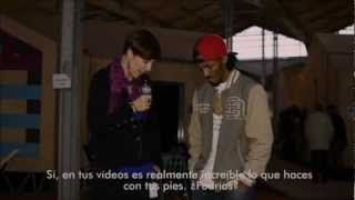 NonStop Dancer-YouFest Interview|Subtitles|Estrella Galicia|2012|Marquese Scott|Spain