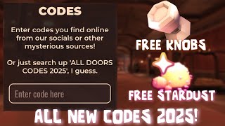 ALL NEW DOORS CODES 2025 IN DOORS THE GREAT OUTDOORS UPDATE