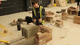 Bricklaying Competition at Wigan College