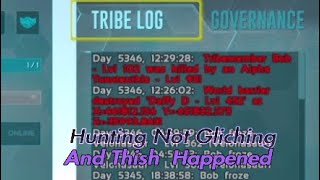 ARK Death Barriers Hunting Not Gliching With Shadowmane And This happened,