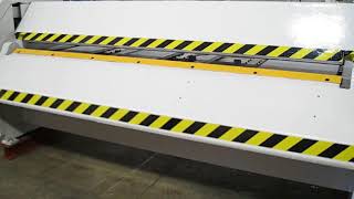 CNC Folder: 13 Ga. x 8' RAS 62.25, TurboBend 6000 CNC w/ Touch-Screen, Back Gauge, Tooling, 2004