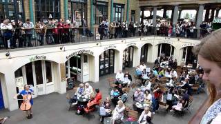String quartet on Sunday afternoon in Covent Garden