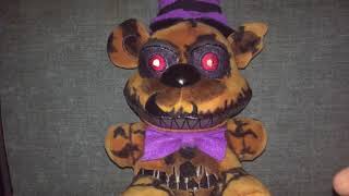 Five Nights At Freddy's 4 Nightmare Fredbear Custom Plush Review