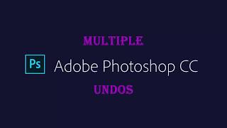 Enable multiple undos in Photoshop with a keyboard shortcut