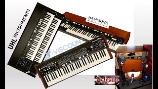 Hammond Clonewheels JAM 02 - Legend One, HX3/UHL, XK5 (Leslie 3300W with Speakeasy 122 tube preamp)