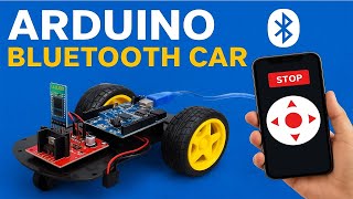 Arduino Bluetooth Controlled Car with Speed and Direction Control