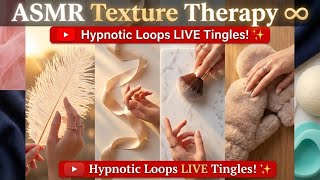 LIVE ASMR Texture Therapy ∞ Feather & Silk Tingles