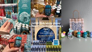 shop & try bath & body works disney's princess collection accessories + scents w/ me ✨💌