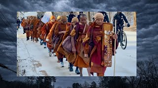 Buddhist monks participating in the Walk for Peace #walkforpeace #monks #buddhistmonks