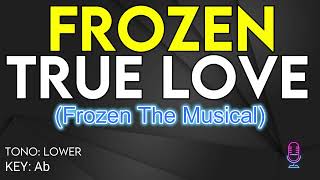 Frozen - True Love - Karaoke Instrumental - Lower