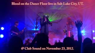 Blood on the Dance Floor live in Salt Lake City, UT on November 23, 2012.