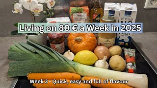 LIVING ON 80 € A MONTH IN 2025 - Week 3 - Vegan, Cheap and Low Waste