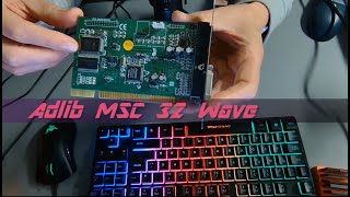 Something is wrong with this Adlib MSC 32 Wave