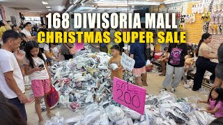 HUGE CROWD During CHRISTMAS RUSH SALE - 168 SHOPPING MALL DIVISORIA | December 2025 Manila 4K Tour