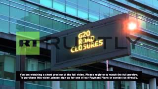 Australia: Brisbane becomes a ghost town as it hosts G20