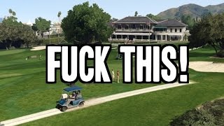 Hunter Plays Golf in GTA: Online (GTA 5 PC Silly & Funny Moments)