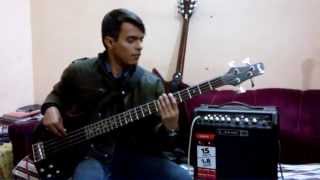 Enter Sandman  Tushar Bhattacharya Metallica bass cover