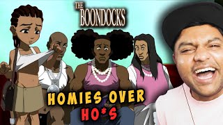 The Boondocks | S2E13"The Story of Gangstalicious 2" | REACTION