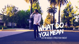Justin Bieber What Do You Mean  [Preston Knight Cover]